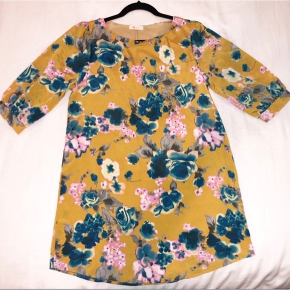 Everly Faux Silk Dress - Picture 2 of 2